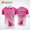 Mẫu áo bóng bàn thiết kế giá rẻ tại Bà Rịa Vũng Tàu màu hồng ABBTK115