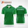 Mẫu áo bóng bàn thiết kế giá rẻ tại Nam Định màu xanh lá ABBTK150