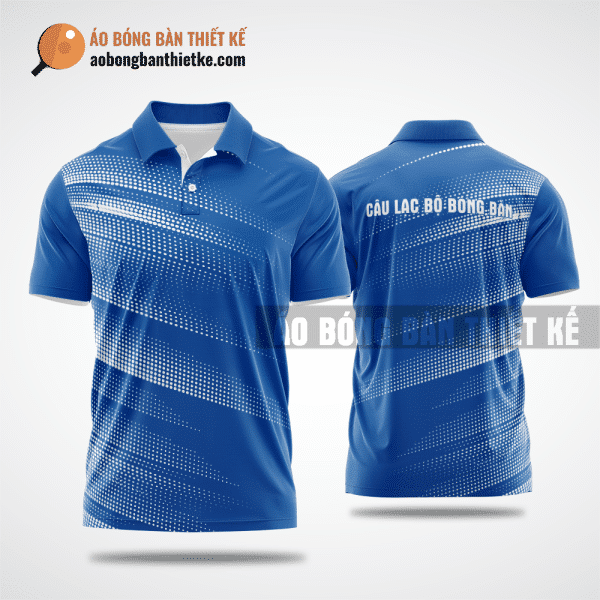 Mẫu áo bóng bàn thiết kế giá rẻ tại Thừa Thiên Huế màu xanh dương ABBTK167