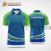 Mẫu áo bóng bàn thiết kế giá rẻ tại huyện Thường Tín màu xanh dương ABBTK227