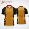 Mẫu áo bóng bàn thiết kế giá rẻ tại quận Hoàng Mai màu cam ABBTK206
