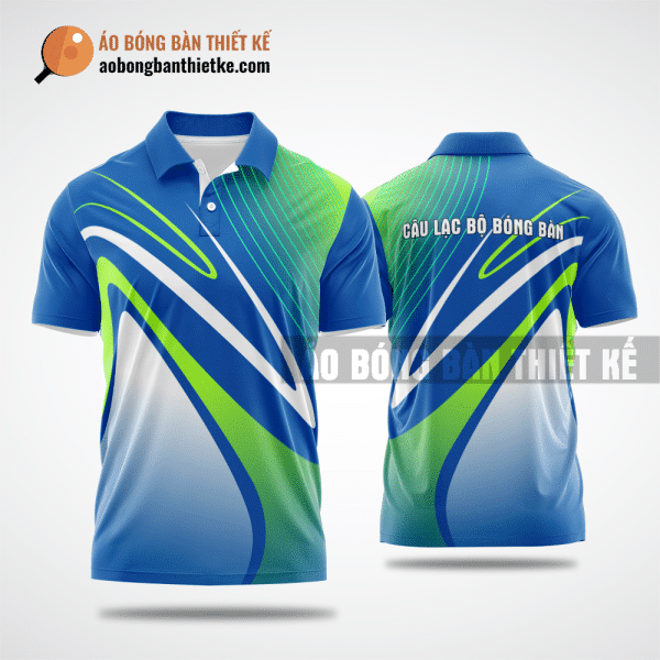 Mẫu đặt áo bóng bàn CLB Học viện Quản lý Giáo dục màu xanh dương thiết kế chính hãng ABBTK321