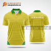 Mẫu áo bóng bàn CLB Trường Đại học Y tế Công cộng màu vàng thiết kế giá rẻ ABBTK389