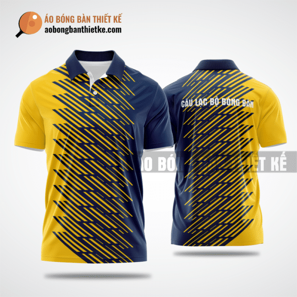 Mẫu áo bóng bàn CLB Cao Phong màu vàng thiết kế cá nhân hóa ABBTK551