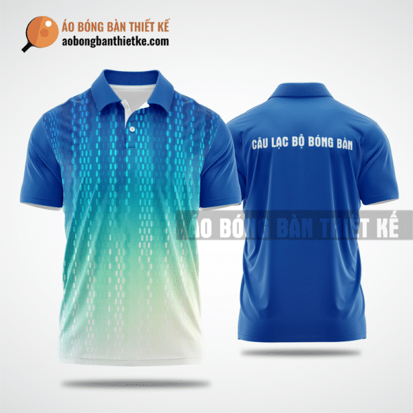 Mẫu áo đấu bóng bàn CLB Định Quán màu xanh dương thiết kế cao cấp ABBTK628