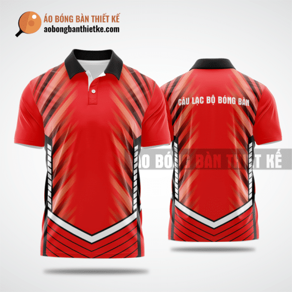 Mẫu áo đồng đội bóng bàn CLB Đồ Sơn màu đỏ thiết kế uy tín ABBTK630