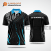 Mẫu áo đồng phục table tennis CLB Bàu Bàng màu đen thiết kế uy tín ABBTK498
