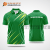 Mẫu áo đồng phục table tennis CLB Điện Biên màu xanh lá thiết kế mới nhất ABBTK621