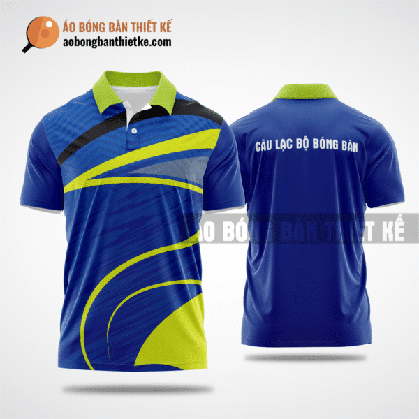 Mẫu áo đồng phục table tennis CLB Ea Kar màu xanh lam thiết kế sang trọng ABBTK662