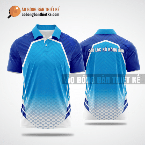 Mẫu áo đồng phục table tennis CLB Hiệp Hòa màu xanh da trời thiết kế phong cách ABBTK703