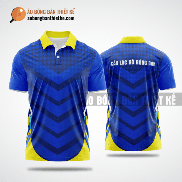Mẫu áo giải bóng bàn CLB Bảo Lộc màu xanh dương thiết kế lạ ABBTK494