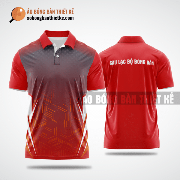 Mẫu áo thể thao bóng bàn CLB Hoài Đức màu đỏ thiết kế chính hãng ABBTK711