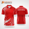 Mẫu áo thi đấu bóng bàn CLB Số 10 màu đỏ thiết kế uy tín ABBTK448