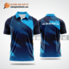 Mẫu đồng phục bóng bàn CLB Châu Đức màu xanh lam thiết kế giá rẻ ABBTK565
