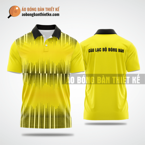 Mẫu in áo bóng bàn CLB Bắc Sơn màu vàng thiết kế sáng tạo ABBTK484