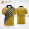 Mẫu in áo bóng bàn CLB Đắk Mil màu vàng đồng thiết kế chất lượng ABBTK607