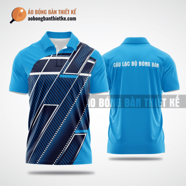 Mẫu may áo bóng bàn CLB Cai Lậy màu xanh da trời thiết kế sáng tạo ABBTK528