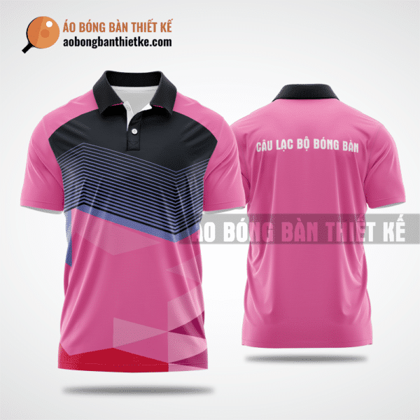 Mẫu may đồng phục bóng bàn CLB Bố Trạch màu hồng thiết kế chất lượng ABBTK519