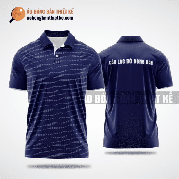 Mẫu ping pong T-shirt CLB Biên Hòa màu tím than thiết kế chính hãng ABBTK503