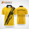 Mẫu ping pong T-shirt CLB Hòa Thành màu vàng thiết kế cao cấp ABBTK708