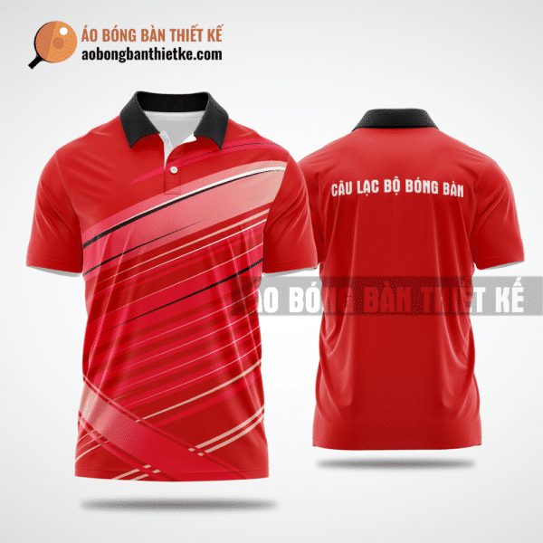 Mẫu ping pong jersey CLB Ea Súp màu đỏ thiết kế đẳng cấp ABBTK663