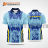 Mẫu ping pong uniform CLB Giá Rai màu xanh lam thiết kế đẹp ABBTK668