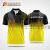 Mẫu table tennis T-shirt CLB An Minh màu vàng thiết kế uy tín ABBTK460