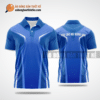 Mẫu table tennis T-shirt CLB Cần Đước màu xanh dương thiết kế uy tín ABBTK542