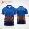Mẫu table tennis T-shirt CLB Diễn Châu màu xanh dương thiết kế đẹp ABBTK624