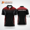 Mẫu trang phục thi đấu bóng bàn CLB Đức Hòa màu đen tự thiết kế ABBTK649
