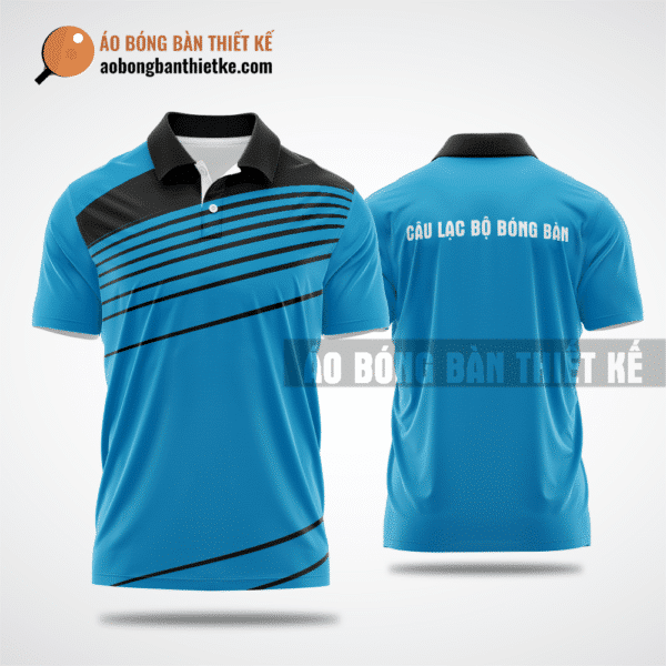 Mẫu áo đấu bóng bàn CLB Sơn Dương màu xanh da trời thiết kế cao cấp ABBTK956
