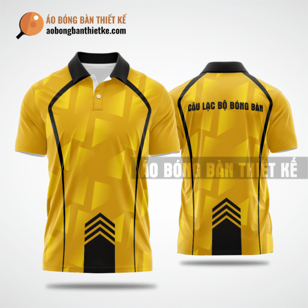 Mẫu áo đồng phục bóng bàn CLB Ngọc Hiển màu vàng thiết kế đẹp ABBTK865