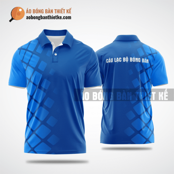 Mẫu áo đồng phục ping pong CLB Sa Pa màu xanh dương thiết kế đẳng cấp ABBTK948