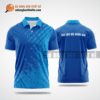 Mẫu áo ping pong CLB Lang Chánh màu xanh dương thiết kế cao cấp ABBTK782