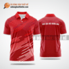 Mẫu áo table tennis CLB Lý Nhân màu đỏ thiết kế tốt nhất ABBTK808