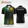 Mẫu áo table tennis jersey CLB Phú Tân màu đen thiết kế độc ABBTK910