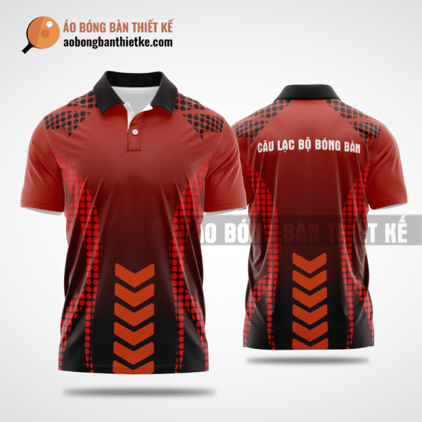 Mẫu áo table tennis jersey CLB Si Ma Cai màu đỏ thiết kế chính hãng ABBTK951