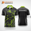 Mẫu áo thể thao bóng bàn CLB Kim Bảng màu đen thiết kế cao cấp ABBTK752