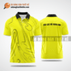 Mẫu áo thể thao bóng bàn CLB Tánh Linh màu vàng thiết kế lạ ABBTK998