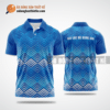 Mẫu áo thi đấu bóng bàn CLB Ô Môn màu xanh dương thiết kế chính hãng ABBTK886