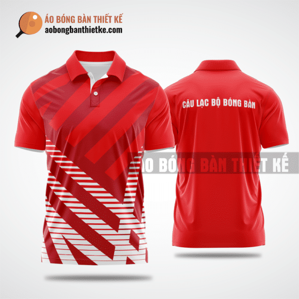 Mẫu đặt áo bóng bàn CLB Lương Tài màu đỏ thiết kế giá rẻ ABBTK807