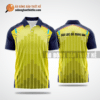 Mẫu đồng phục bóng bàn CLB Tam Kỳ màu vàng thiết kế độc ABBTK975