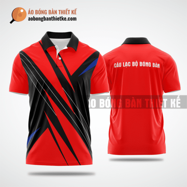 Mẫu in đồng phục bóng bàn CLB Lai Vung màu đỏ thiết kế chính hãng ABBTK777