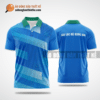 Mẫu may áo bóng bàn CLB Sông Hinh màu xanh dương thiết kế sáng tạo ABBTK966