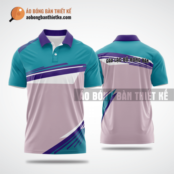 Mẫu ping pong uniform CLB Tân Uyên màu xanh lơ thiết kế đẹp ABBTK996