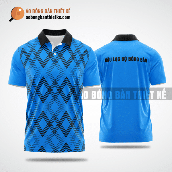 Mẫu table tennis T-shirt CLB Sìn Hồ màu da trời thiết kế đẹp ABBTK952